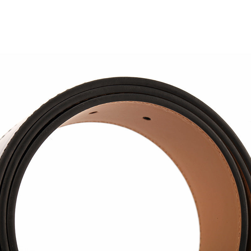 Leather Wide Coat Belt Leather Decorative Wide Coat Belt