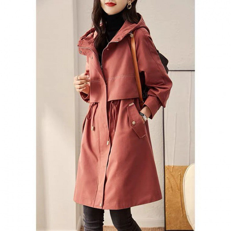 Women's Spring Windbreaker Korean Fashion Overcoat