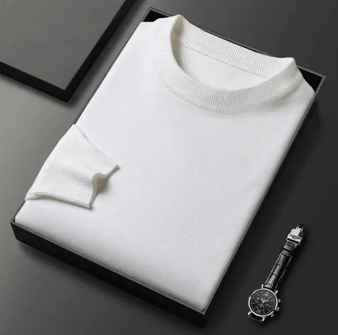 Men's Round Neck Long Sleeve Knitted Sweaters