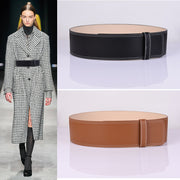 Korean Style Leather Coat Belt