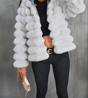 Autumn Imitation Fur Coat Short Women