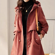 Women's Spring Windbreaker Korean Fashion Overcoat