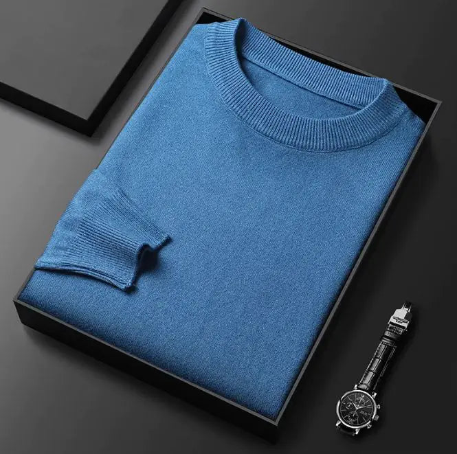 Men's Round Neck Long Sleeve Knitted Sweaters