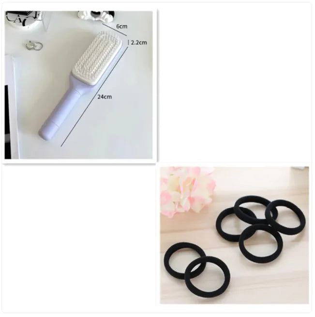 4 In 1 Self Cleaning Brush  healthier-looking hair.